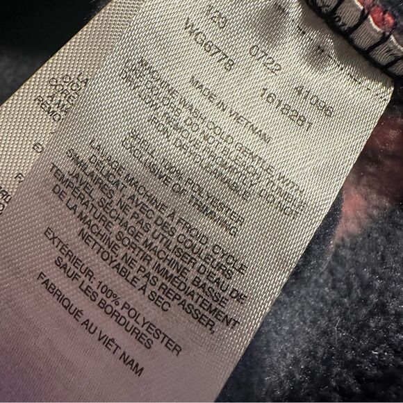 Columbia Girl Fleece Floral Jacket Zip Up size XL - Picture 5 of 5